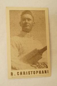 1940's Vintage G.J.Coles Cricket Card - R. Christophani - N.S.W. - Picture 1 of 4