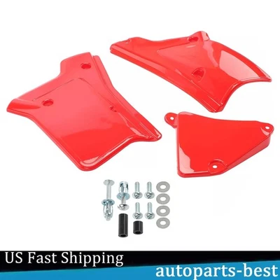 One Set Side Panels Covers Fender Plastic Body for Honda 1984-2002 XR200R XR250R Foto 1 de 4