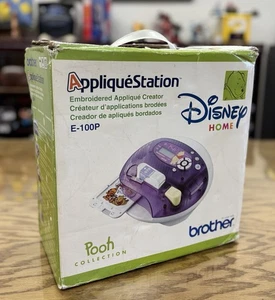 Disney Home Pooh Collection Brother Applique Station Embroidery Machine E-100P - Picture 1 of 6
