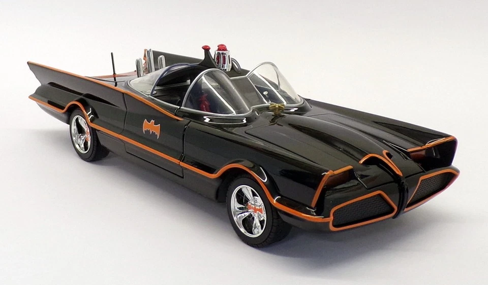 Jada 1/18 Scale 98625 - Classic TV Series Batmobile - Batman & Robin Figures - Image 1 of 4