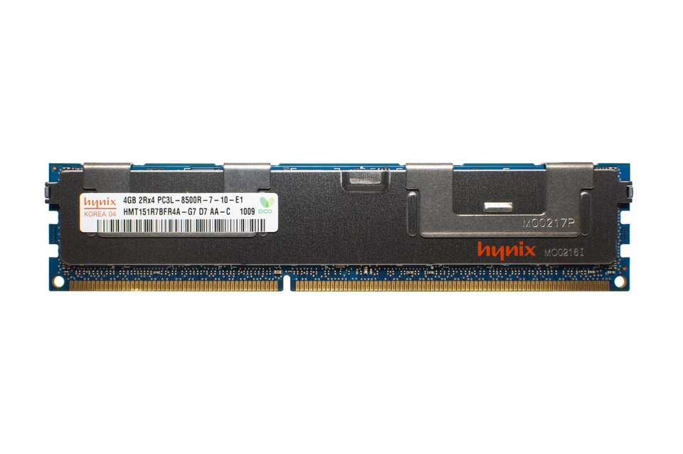RAM Hynix 4GB 2Rx4 PC3L-8500R DDR3 RDIMM 1066MHz HMT151R7BFR4A-G7 - Image 1 of 1