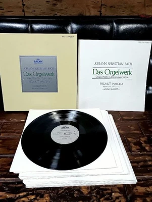 Coffret Helmut Walcha Bach Organ Works 14 LP mono d'occasion - Photo 1/4