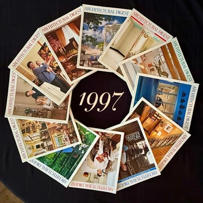 1997~~~Architectural Digest~~~Complete Year~~~Overall LIKE NEW🐇Condition - Image 1 of 4