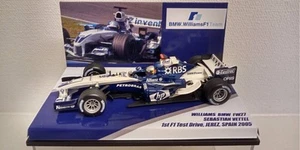 CONVERSIÓN MINICHAMPS 1/43 WILLIAMS BMW FW27 SEBASTIAN VETTEL 1ª F1 PRUEBA... - Imagen 1 de 5