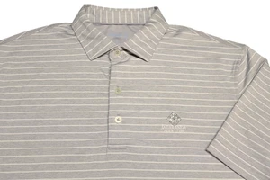 JOHNNIE-O STRETCH POLY SPANDEX GOLF SHIRT--L--JACARANDA G.C.---PERFECT!!! - Picture 1 of 2