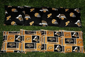 Cornhole Bean Bags Set of 8 ACA Regulation Bags PURDUE BOILMAKERS FREE SHIP!! - Picture 1 of 2