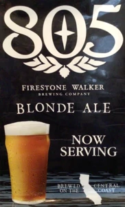 Póster de barra de cerveza 805 Firestone Walker publicidad de cerveza rubia ale So Cal 867A - Imagen 1 de 2