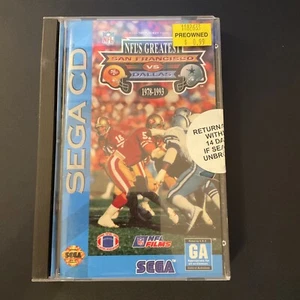 NFL's Greatest: San Francisco vs. Dallas 1978-1993 (Sega CD, 1993) completo - Imagen 1 de 11