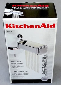 KitchenAid KPCA Pasta Cutter Companion Mixer Attachment Thick Noodle Angel Hair - Picture 1 of 4