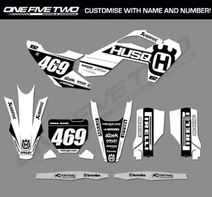 HUSQVARNA TC FC 50 65 85 125 250 350 450 MX MOTOCROSS GRAPHICS - Picture 1 of 1
