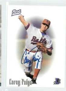 1996 Best Carey Paige Autograph Durham Bulls