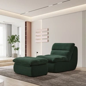 Lazy Sofa Chaise Lounge Recamier Divan Bed Floor Sofa Sleeper Sofa Leisure Chair - Picture 1 of 8