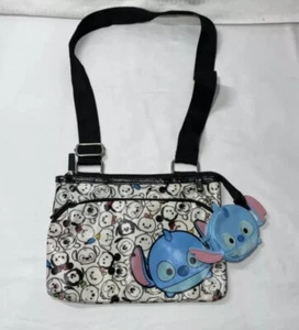 Disney Store Tsum Tsum Cross Body Bag Purse Removable Stitch Coin - Picture 1 of 5