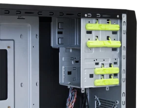 Chieftec LG-01B-OP, Tower-Gehäuse schwarz - Bild 1 von 4