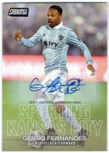 2018 Topps Stadium Club MLS Auto GERSO FERNANDES #57 Sporting Kansas City SKC - Picture 1 of 1