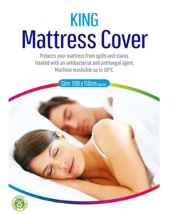 New King Size Waterproof Mattress Protector Cover Wet Sheet Nursery Bedding - Picture 1 of 1