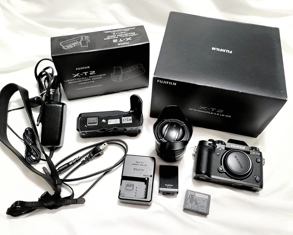 Fujifilm X-T2 con XF18-55mmF2.8-4 y empuñadura de batería Foto 1 de 4