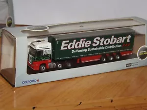 OXFORD HAULAGE NMB001 - EDDIE STOBART MERCEDES ACTROS WITH CURTAINSIDE TRAILER - Picture 1 of 1