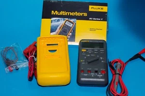 Fluke 87V digitals True RMS Hand-Multimeter mit Zubehör Made in USA - Zdjęcie 1 z 19