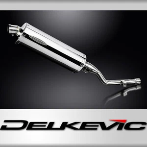 Honda CRF300L 2021-2024 Slip On 14" Oval Stainless Exhaust Muffler Kit - Picture 1 of 3