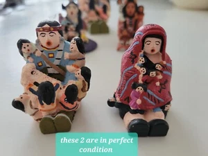 Lot 5 pcs ~ Storytellers Figurines Kids Native American NEW MEXICO Pueblo Navajo - Picture 1 of 19