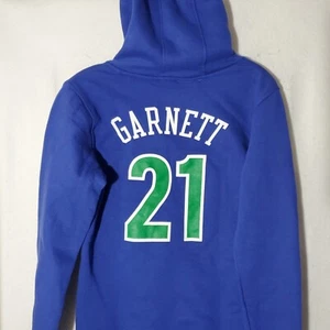 Kevin Garnett Sweatshirt Hooded Mitchell & Ness Hardwood Classics Youth's Large  - Picture 1 of 12