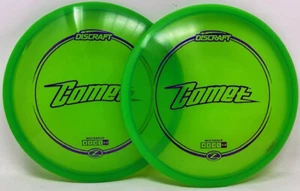 Set of (2) Discraft Elite Z Comet 175-6g Green wPurple Foil FREE SHIPPING 1 - Picture 1 of 1