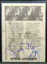 96 Marvel Super Heroes Live And In Person Card Spider Man Official Autograph 