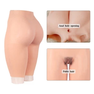 Dokier Silicone Fake Vagina Pants Panties Hip Shaping Pants For Crossdresser  - Picture 1 of 11