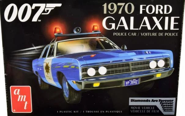 AMT 1172 1:25 1970 Ford Galaxie Police Car - James Bond 007 Diamonds Are Forever - Image 1 of 1