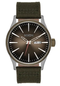 Nixon The Sentry Forest Nylon Strap Unisex Watch A1393-5208 - Picture 1 of 3