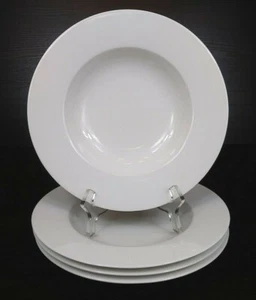 4 Beautiful Villeroy & Boch Germany Wonderful World White Rimmed Soup Bowls - Picture 1 of 10