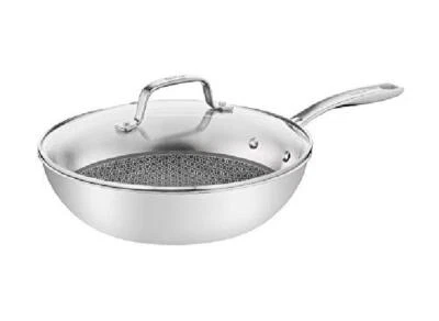 Tefal E49716 Eternal Mesh Wok, Acciaio Inox - Immagine 1 di 4