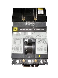 Schneider Electric FA36100 AC/DC 100A Molded Case Breaker - Picture 1 of 6