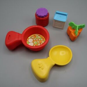 Fisher Price Laugh and Learn Sweet Sounds Replacement Spoon Jam Milk Carrots Lot