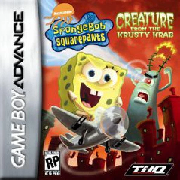 SpongeBob SquarePants Creature from Krusty Krab GameBoy Advance Good Condition C - Image 1 of 1