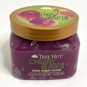 Tree Hut Cherry Rave Shea Sugar Scrub Exfoliating Body Removes Dead Dry Skin - Picture 1 of 3