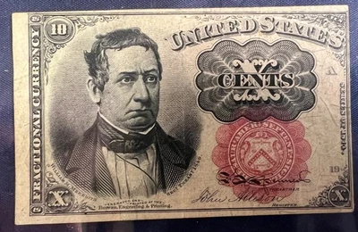 1874 10 Cents Fractional Currency Note ~Fifth Issue~ #542 - Image 1 of 4