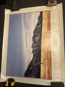 1995 Colorado Music Festival Poster Julia Jordan Chautauqua Park 30x24 Boulder  - Picture 1 of 3