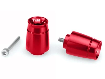 Puig Red Sport Bar Ends Kawasaki Versys 650 Tourer 2015-2022 - Image 1 of 3