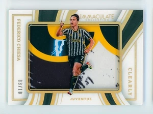 Tarjeta parche camiseta 2023-24 Federico Chiesa Panini impecable claramente dorada 3/10 - Imagen 1 de 3