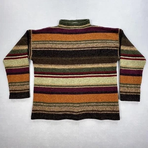 Vintage Jones New York Sport Pullover Damen Medium Lammwolle Mock Neck Strick 90er - Bild 1 von 9