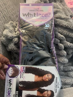 Sensationnel Lace Front Wig with Undetectable Hairline "Reyna" 1B - Image 1 of 3