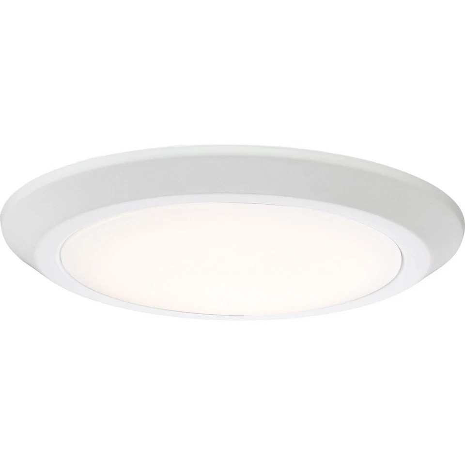 Quoizel VRG1612W Verge LED 12 Inch Fresco Flush Mount Ceiling Light
