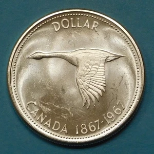 1967 Canada Silver Dollar - Uncirculated - Picture 1 of 2
