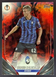 2023 Topps UEFA Clubes Competiciones Giorgio Scalvini Inferno Foil #37 Atalanta - Imagen 1 de 10