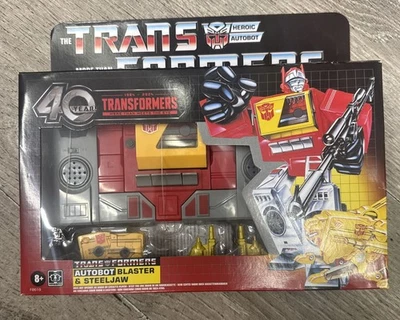 Transformers Retro 40th Anniversary Autobot Blaster & Steeljaw New - Image 1 of 4