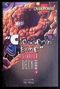 "Clobberin' Time" OverPower Game Guide #1 (1995, Marvel) VERY FINE - Picture 1 of 3