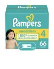 Pampers Swaddlers Baby Diapers Size 4 66 Count | 22 To 36 Lbs