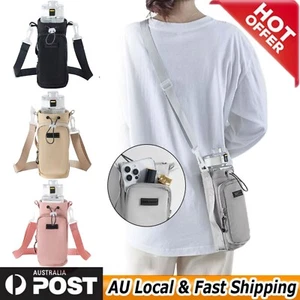 Water Bottle Carrier Bag Crossbody Water Bottle Holder Water Bottle Sling Bag - Picture 1 of 20